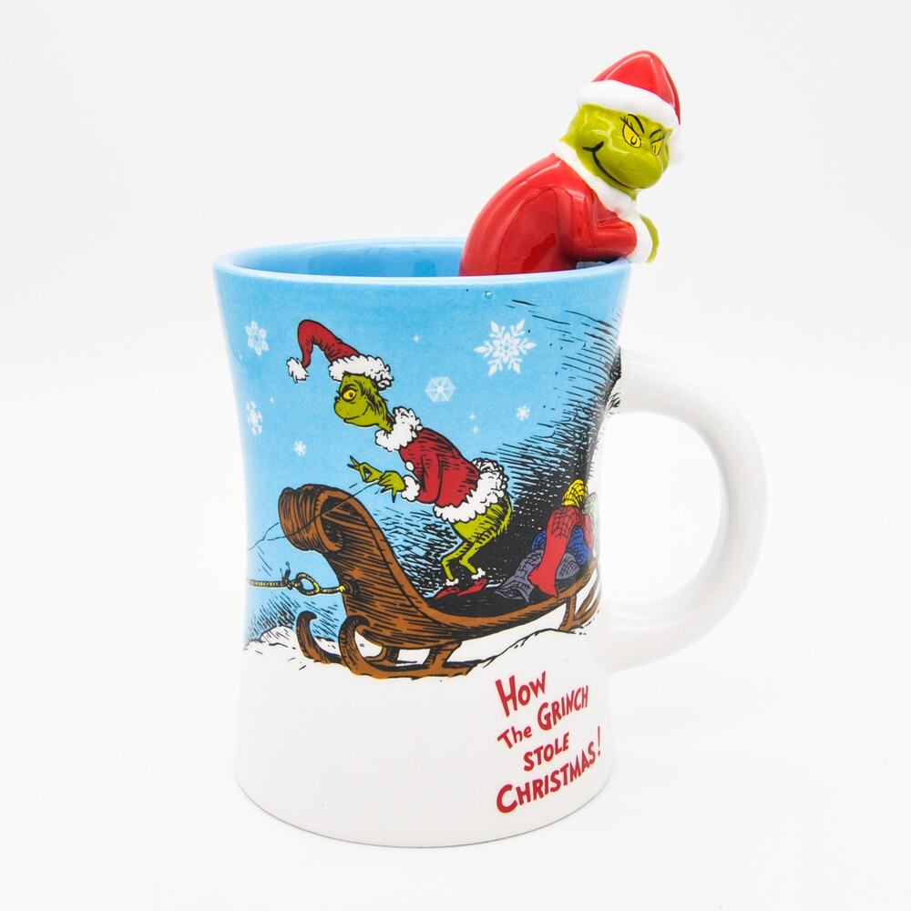 Grinchmas Christmas Figurine Mug, How The Grinch Stole Christmas 12oz Cup